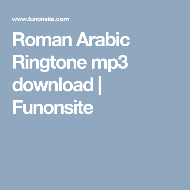 Roman arabic song translated mp3download